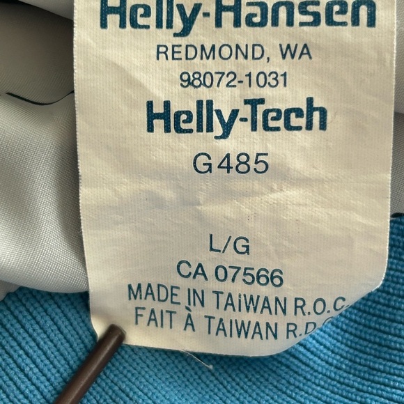 Helly Hansen Tech Jacket Windbreaker Size Large Blue - Picture 6 of 6
